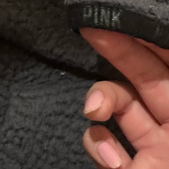 Victoria’s Secret PINK quarter zip fleece pullover - Picture 3 of 3